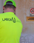 LaborLama Men's Safety Green T-Shirt - 1st Edition